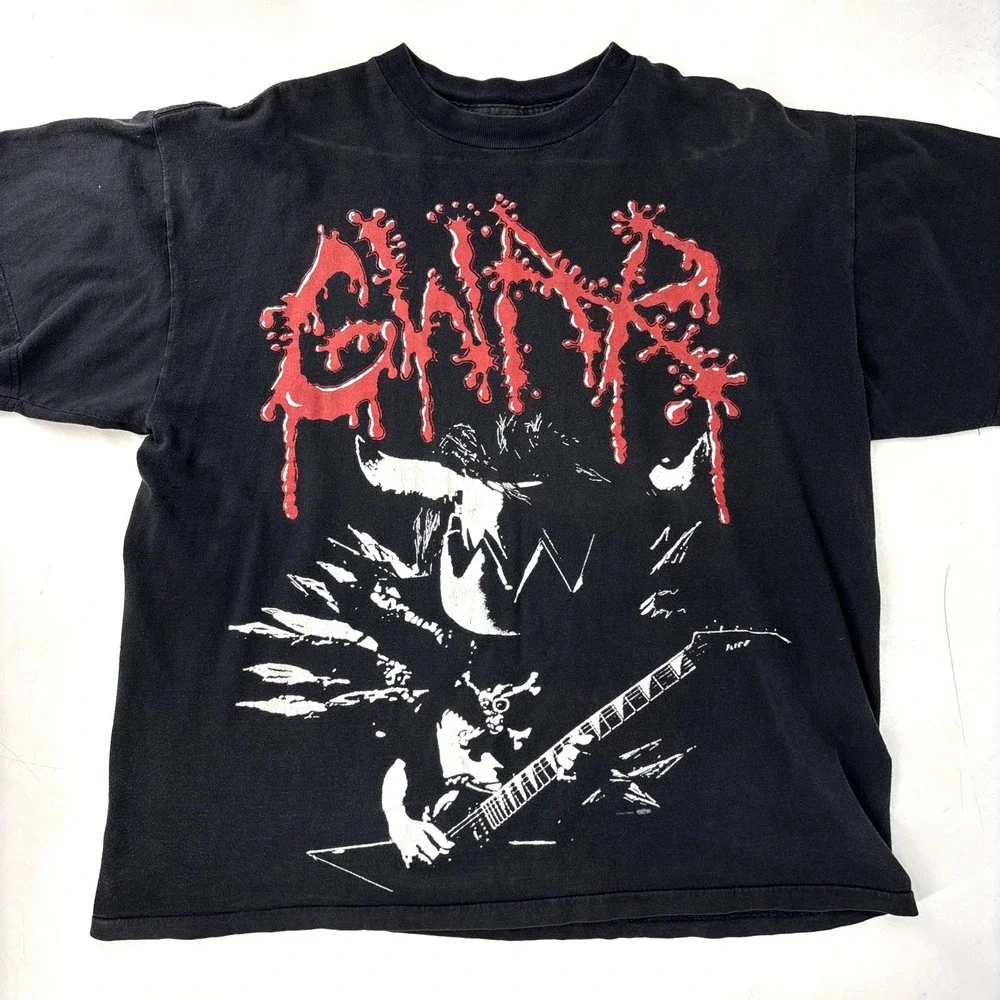 GWAR Balsac The Jaws of Death Short Sleeve T-Shirt 90s Men XL Vintage Metal Band